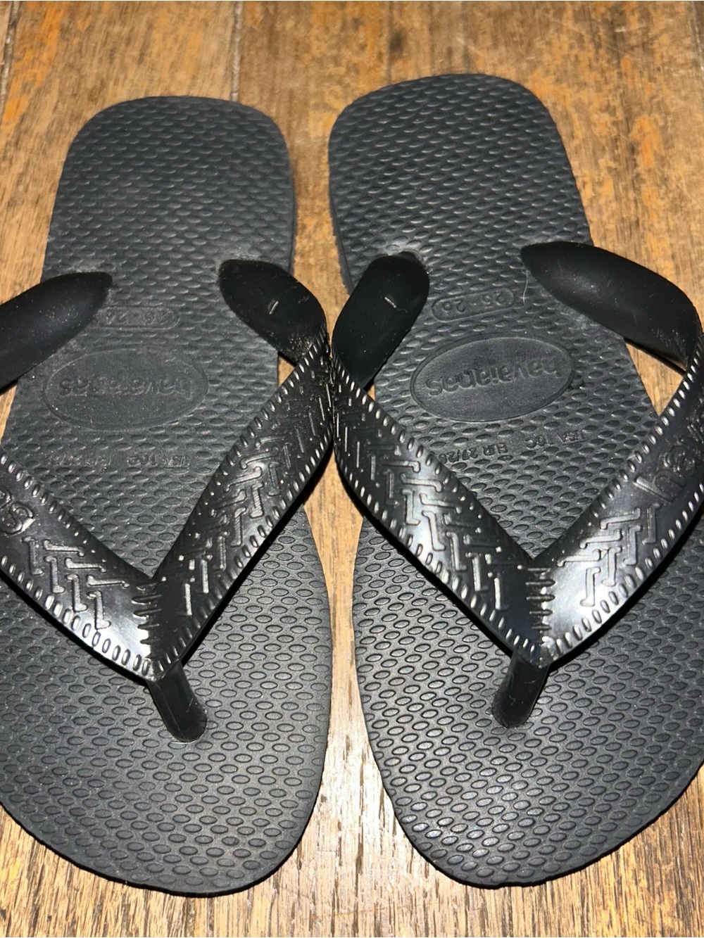 Havaianas Kids Black Flip Flop Sandals